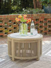 Elite Furniture Outlet - Ashley Furniture - Spooners Cove Outdoor - Round Cocktail Table - PCP469-708
