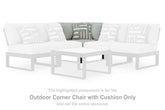 Elite Furniture Outlet - Ashley Furniture - Beachloft Outdoor - 4-Piece Outdoor Sectional / Black/Gray - P490P7