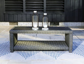 Elite Furniture Outlet - Ashley Furniture - Elite Park Outdoor - Bench with Cushion / Gray - P518-600