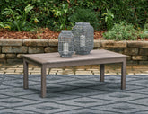 Elite Furniture Outlet - Ashley Furniture - Hillside Barn Outdoor - Square End Table / Brown - P564-702