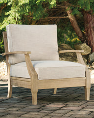 Elite Furniture Outlet - Ashley Furniture - Clare View Outdoor - Corner with Cushion / Beige - P801-877