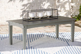 Elite Furniture Outlet - Ashley Furniture - Visola Outdoor - Bench with Cushion / Gray - P802-600