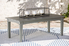 Elite Furniture Outlet - Ashley Furniture - Visola Outdoor - Bench with Cushion / Gray - P802-600