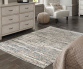 Elite Furniture Outlet - Ashley Furniture - Gizela Rug - 7'10" x 10' Rug / Ivory/Beige/Gray - R404861