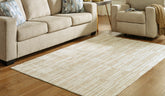 Elite Furniture Outlet - Ashley Furniture - Ardenville Rug - 5' x 7'1" Washable Rug / Tan/Cream - R406212