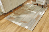 Elite Furniture Outlet - Ashley Furniture - Abbotton Rug - 5' x 7' Rug / Taupe/Gray/Caramel - R406332