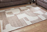 Elite Furniture Outlet - Ashley Furniture - Brynnfield Rug - 8' x 10' Rug / Beige/Brown - R406371
