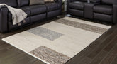 Elite Furniture Outlet - Ashley Furniture - Barus Rug - 5' x 7' Rug / Beige/Brown/Gray - R406402