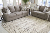 Elite Furniture Outlet - Ashley Furniture - Leesdale Rug - 5' x 7' Rug / Ivory/Brown/Black - R406422