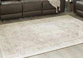 Elite Furniture Outlet - Ashley Furniture - Gatwell Rug - 8' x 10' Rug / Ivory/Gray/Tan - R406511