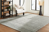 Elite Furniture Outlet - Ashley Furniture - Jossen Rug - 8' x 10' Rug / Ivory/Gray - R406831