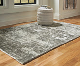 Elite Furniture Outlet - Ashley Furniture - Valmontic Rug - 5' x 7' Rug / Gray - R406922