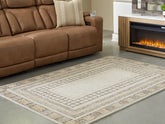 Elite Furniture Outlet - Ashley Furniture - Idaman Rug - Large Rug / Taupe/Brown - R407291