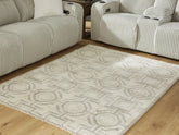 Elite Furniture Outlet - Ashley Furniture - Maconville Rug - Medium Rug / Ivory/Gray - R407322