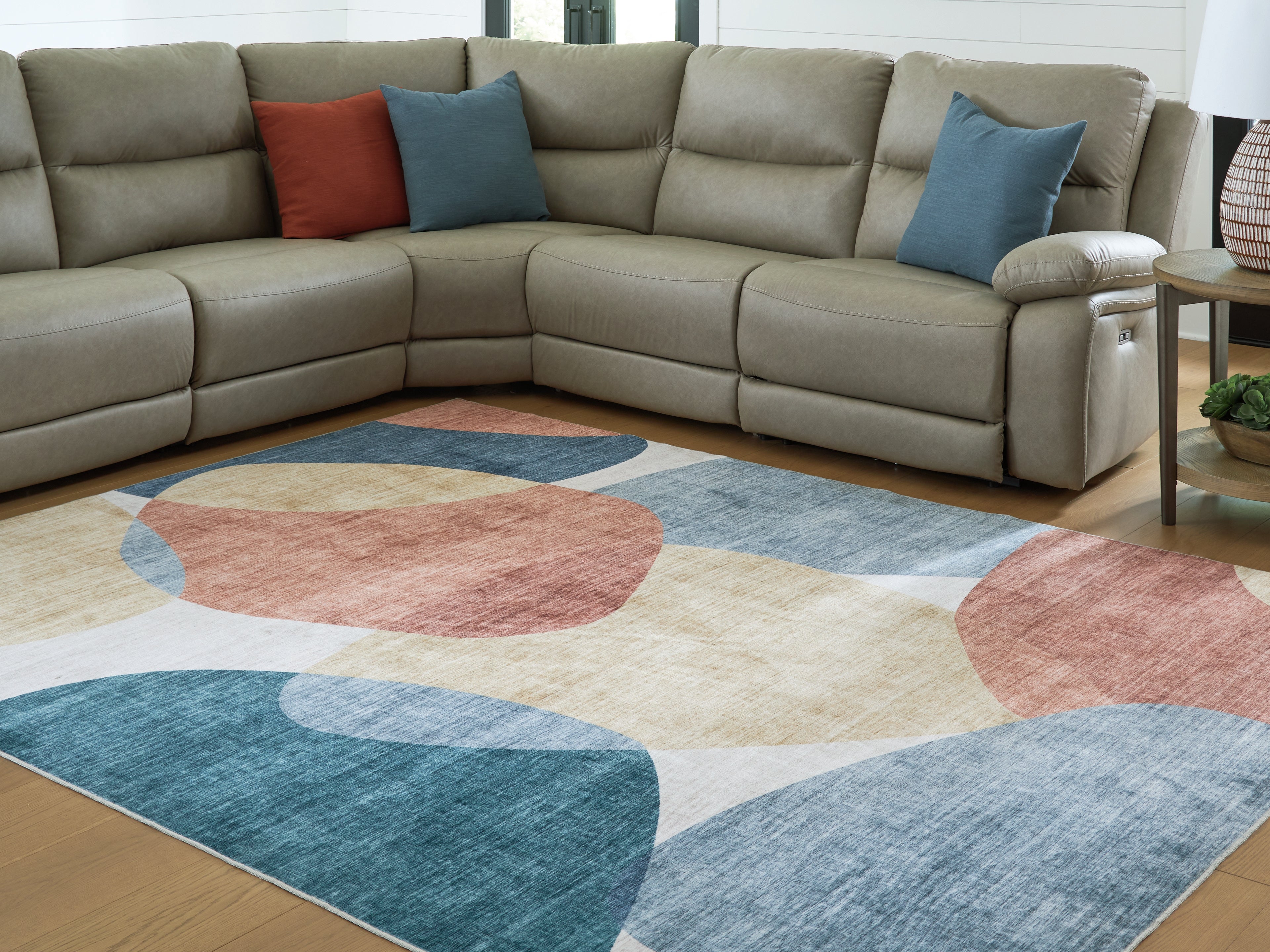 Elite Furniture Outlet - Ashley Furniture - Chanleigh Rug - Washable 7'6" x 9'6" Area Rug / Multi - R407371
