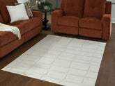 Elite Furniture Outlet - Ashley Furniture - Malvinsboro Rug - Washable 5' x 7' Area Rug / Sandstone - R407442