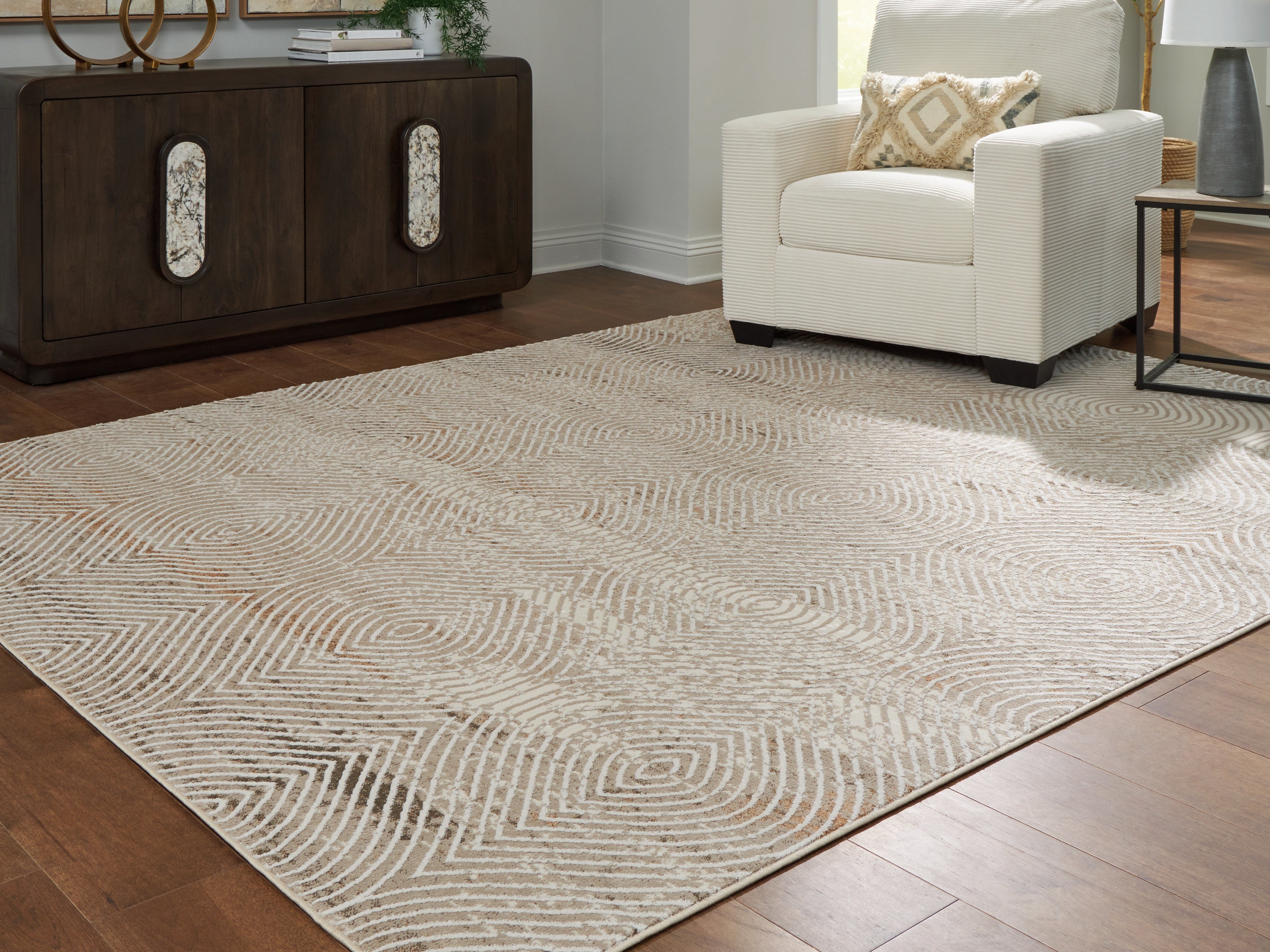 Elite Furniture Outlet - Ashley Furniture - Bachus Rug - 5'3" x 7' Area Rug / Multi - R407752
