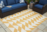 Elite Furniture Outlet - Ashley Furniture - Thomley Rug - 8' x 10' Rug / Ivory/Yellow - R900061