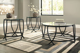 Elite Furniture Outlet - Ashley Furniture - Tarrin Table (Set of 3) - Occasional Table Set (3/CN) / Black - T115-13