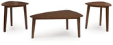 Elite Furniture Outlet - Ashley Furniture - Lyncott Table (Set of 3) - Occasional Table Set (3/CN) / Brown - T135-13