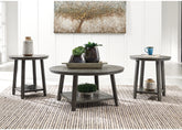 Elite Furniture Outlet - Ashley Furniture - Caitbrook Table (Set of 3) - Occasional Table Set (3/CN) / Gray - T188-13
