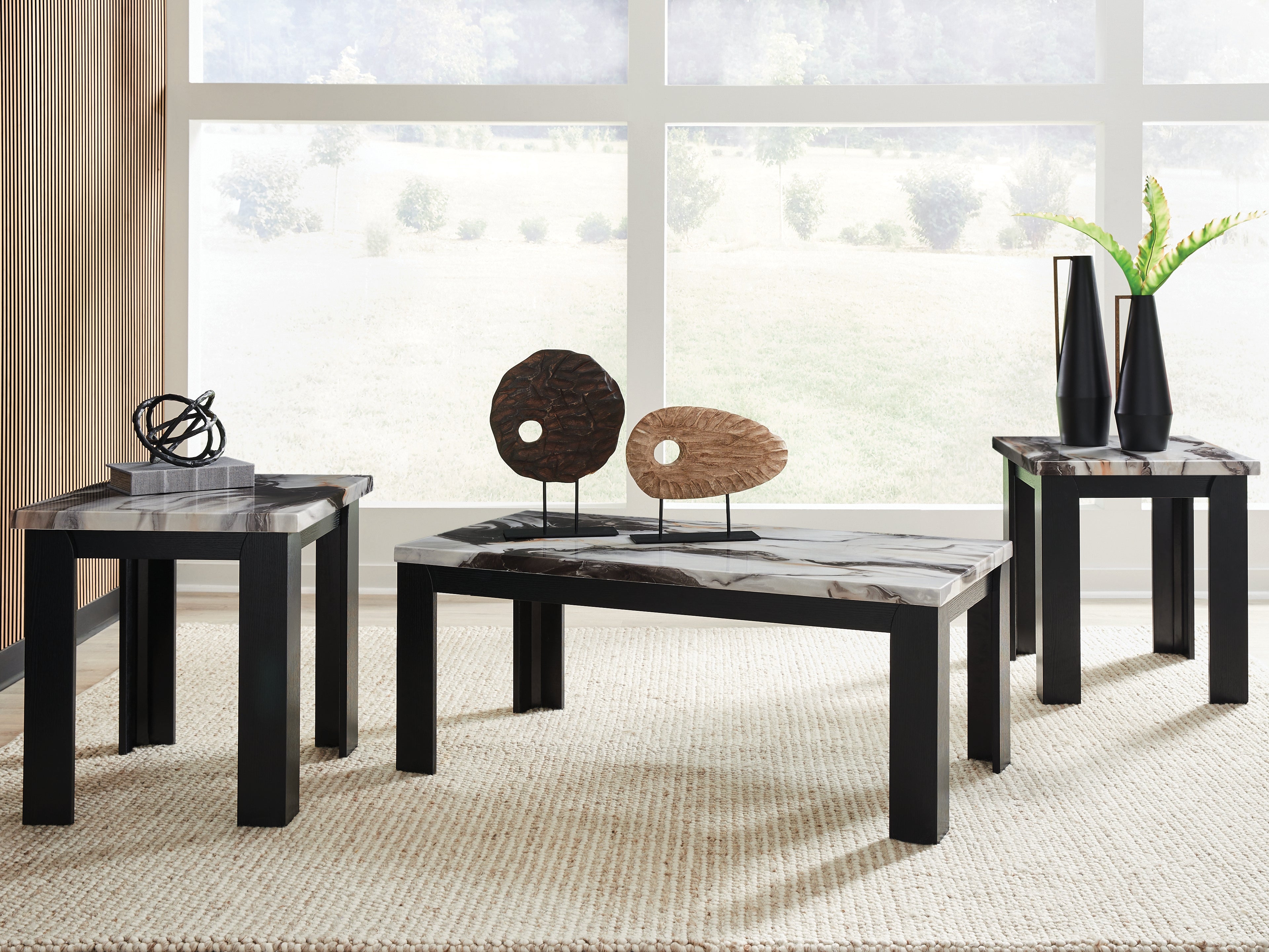 Elite Furniture Outlet - Ashley Furniture - Jazmore Table (Set of 3) - Occasional Table Set (3/CN) / Dark Brown - T255-13