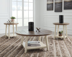 Elite Furniture Outlet - Ashley Furniture - Bolanbrook Table (Set of 3) - Occasional Table Set (3/CN) / Two-tone - T377-13