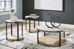 Elite Furniture Outlet - Ashley Furniture - Darthurst Table (Set of 3) - Occasional Table Set (3/CN) / Light Brown - T383-13