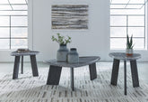 Elite Furniture Outlet - Ashley Furniture - Bluebond Table (Set of 3) - Occasional Table Set (3/CN) / Gray - T390-13