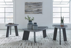Elite Furniture Outlet - Ashley Furniture - Bluebond Table (Set of 3) - Occasional Table Set (3/CN) / Gray - T390-13