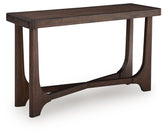 Elite Furniture Outlet - Ashley Furniture - Korestone Sofa Table - Sofa Table / Dark Brown - T438-4