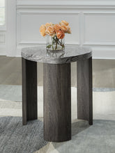 Elite Furniture Outlet - Ashley Furniture - Surmour End Table - Triangle End Table / Gray/Brown - T600-6