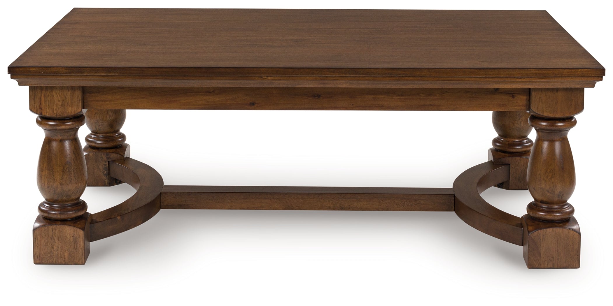 Elite Furniture Outlet - Ashley Furniture - Sturlayne Coffee Table - Rectangular Cocktail Table / Brown - T609-1