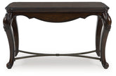 Elite Furniture Outlet - Ashley Furniture - Maylee Sofa Table - Sofa Table / Dark Brown - T617-4