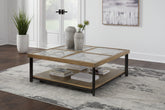 Elite Furniture Outlet - Ashley Furniture - Montia Coffee Table - Square Cocktail Table / Multi - T632-8