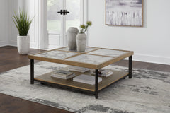 Elite Furniture Outlet - Ashley Furniture - Montia Coffee Table - Square Cocktail Table / Multi - T632-8