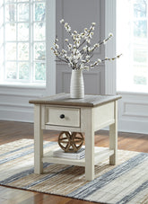 Elite Furniture Outlet - Ashley Furniture - Bolanburg End Table - Rectangular End Table / Two-tone - T637-3
