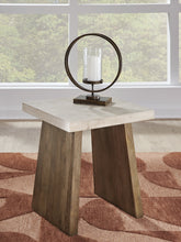 Elite Furniture Outlet - Ashley Furniture - Brendalhouse End Table - Square End Table / Light Brown - T642-2