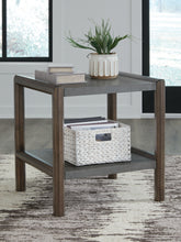 Elite Furniture Outlet - Ashley Furniture - Kallenny End Table - Rectangular End Table / Brown/Gray - T669-3
