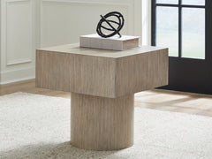 Elite Furniture Outlet - Ashley Furniture - Jorielyn End Table - Square End Table / Light Grayish Brown - T712-2