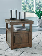 Elite Furniture Outlet - Ashley Furniture - Boardernest End Table - Rectangular End Table / Brown - T738-3