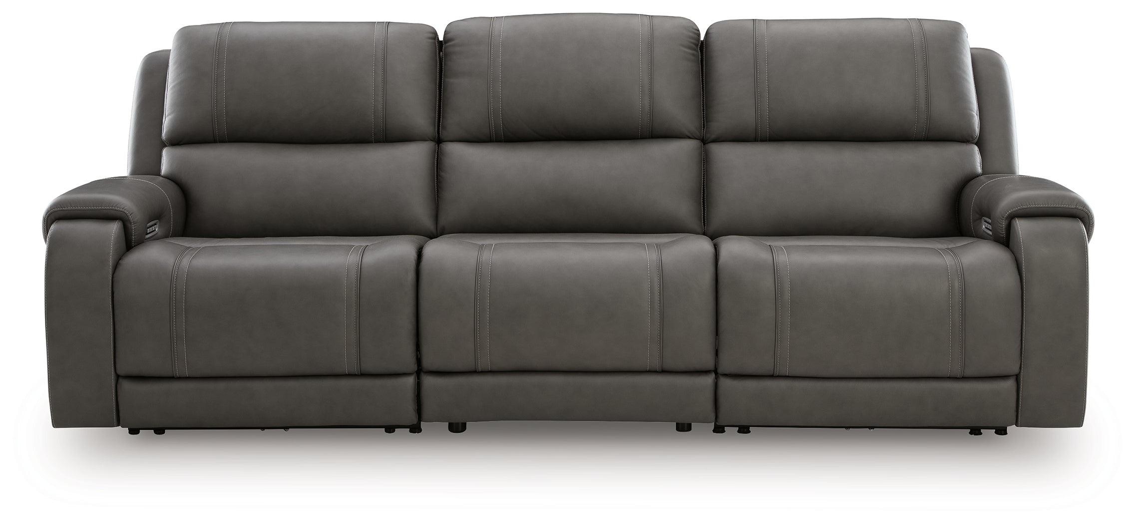 Elite Furniture Outlet - Ashley Furniture - 5Z - Pittson Sectional - 3-Piece Power Sectional Reclining Sofa / Anchor - PCU12600S3