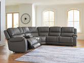 Elite Furniture Outlet - Ashley Furniture - 5Z - Pittson Sectional - 6-Piece Power Reclining Sectional - PCU12600S5