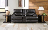 Elite Furniture Outlet - Ashley Furniture - Mountainous Living Room - 2 Seat PWR REC Sofa ADJ HDREST / Eclipse - U6580147