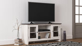 Elite Furniture Outlet - Ashley Furniture - Dorrinson 60" TV Stand - 60" / Two-tone - W287-68