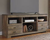 Elite Furniture Outlet - Ashley Furniture - Trinell TV Stand - 63" / Brown - W446-68
