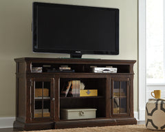 Elite Furniture Outlet - Ashley Furniture - Roddinton 72" TV Stand - 72" / Dark Brown - W701-88