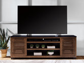 Elite Furniture Outlet - Ashley Furniture - Kallari 84" TV Stand - 84" / Warm Brown/Black - W737-78
