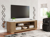 Elite Furniture Outlet - Ashley Furniture - Camdill 80" TV Stand - 80" / Light Brown - W808-68