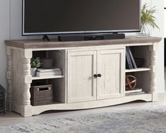 Elite Furniture Outlet - Ashley Furniture - Havalance 67" TV Stand - 67" / Two-tone - W814-30